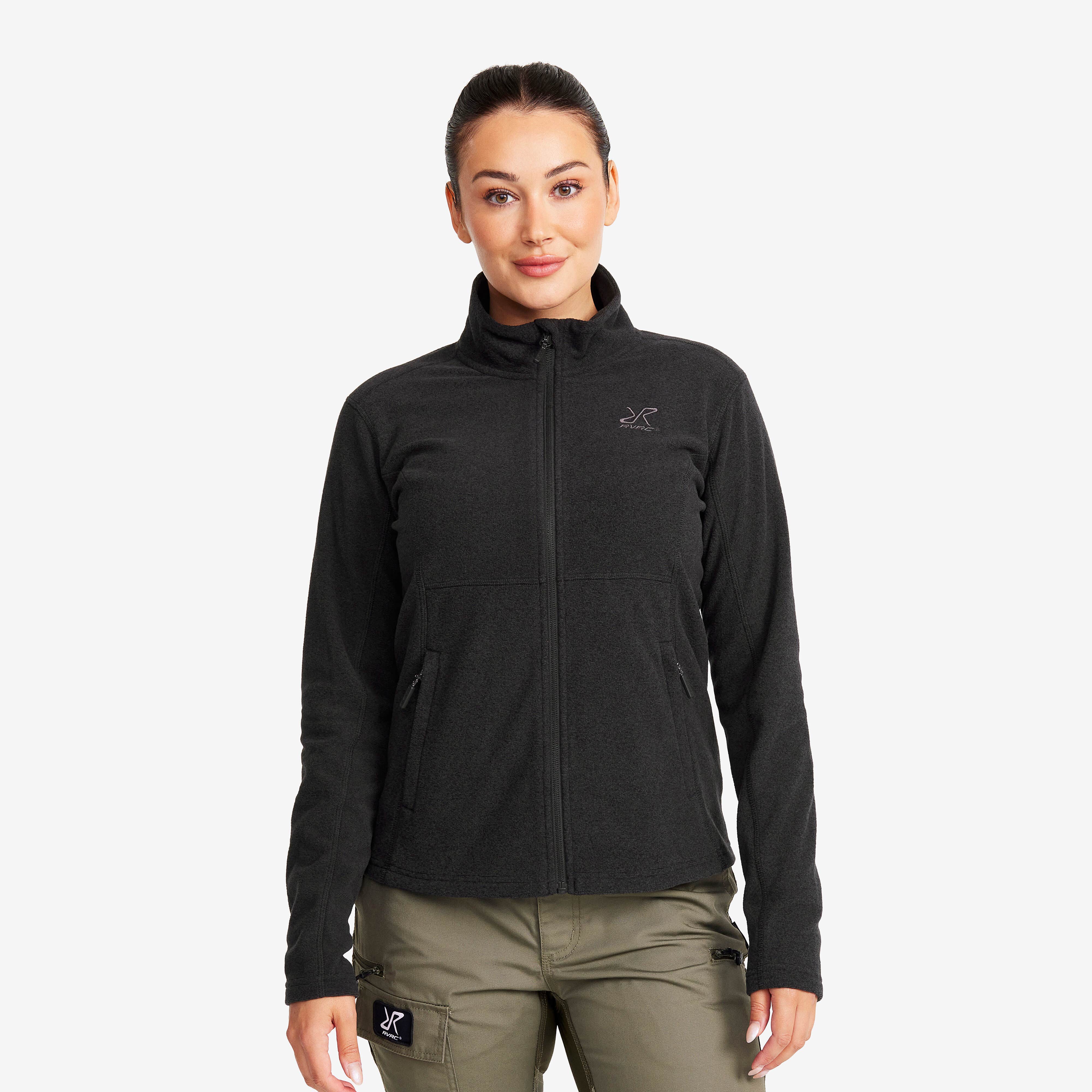 Essential Full-zip Fleece Femme Black
