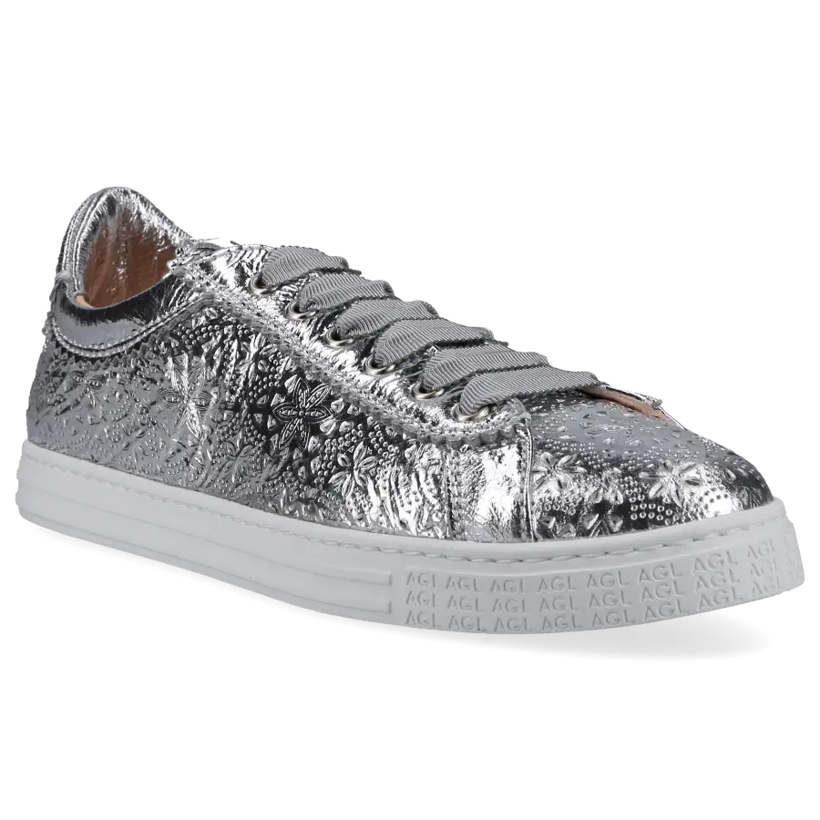 AGL Attilio Giusti Leombruni - Sneaker low D936085 Kalbsleder - silber
