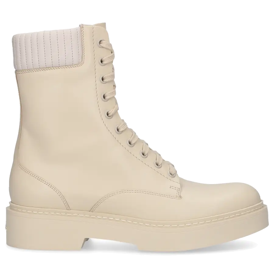 Santoni - Stiefeletten 59569 Kalbsleder - beige