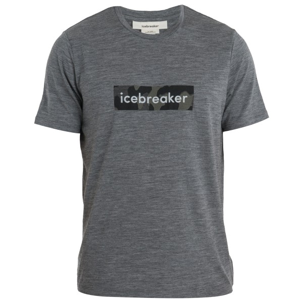 Icebreaker - 150 Tech Lite II S/S Tee Natural Shades Logo - Merinoshirt