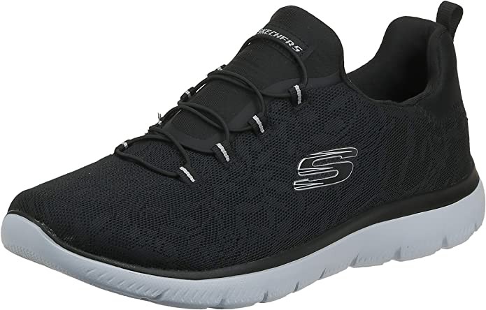 SKECHERS Sportliche Slipper schwarz
