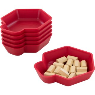 Feldherr Token-Tray: SHELL Expansion 6er Pack  - Kirschrot
