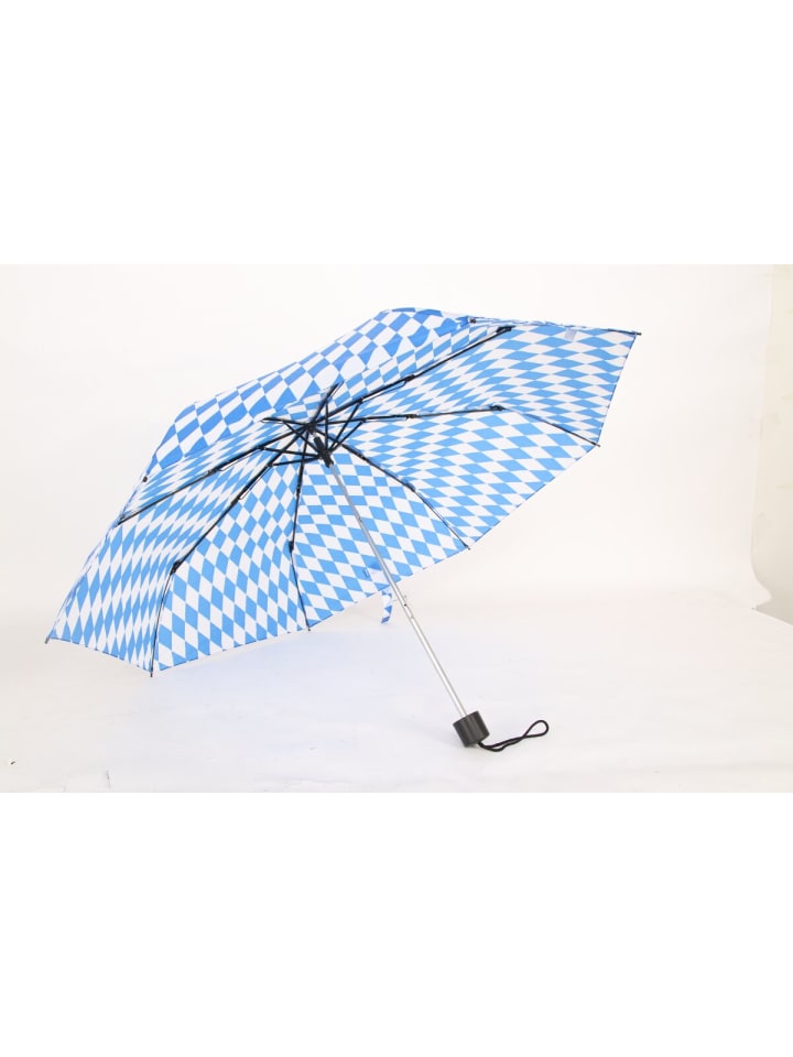 COFI 1453 Teleskop Taschenschirm in Blau-Weiß ?98 cm in Blau-Weiß günstig kaufen 100 cm