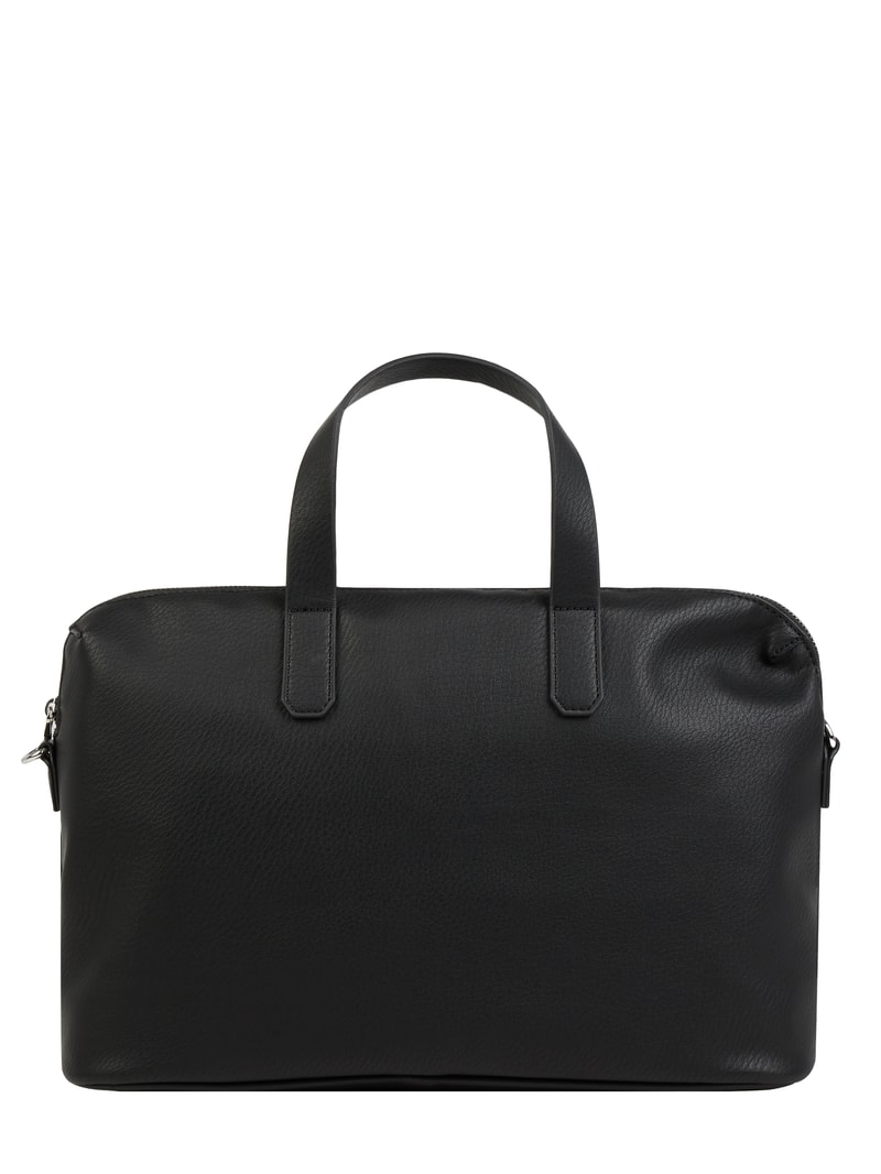 Shopper in Leder-Optik in schwarz