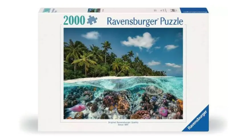 Ravensburger Puzzle -  Ein Tauchgang auf den Malediven, 2000 Teile