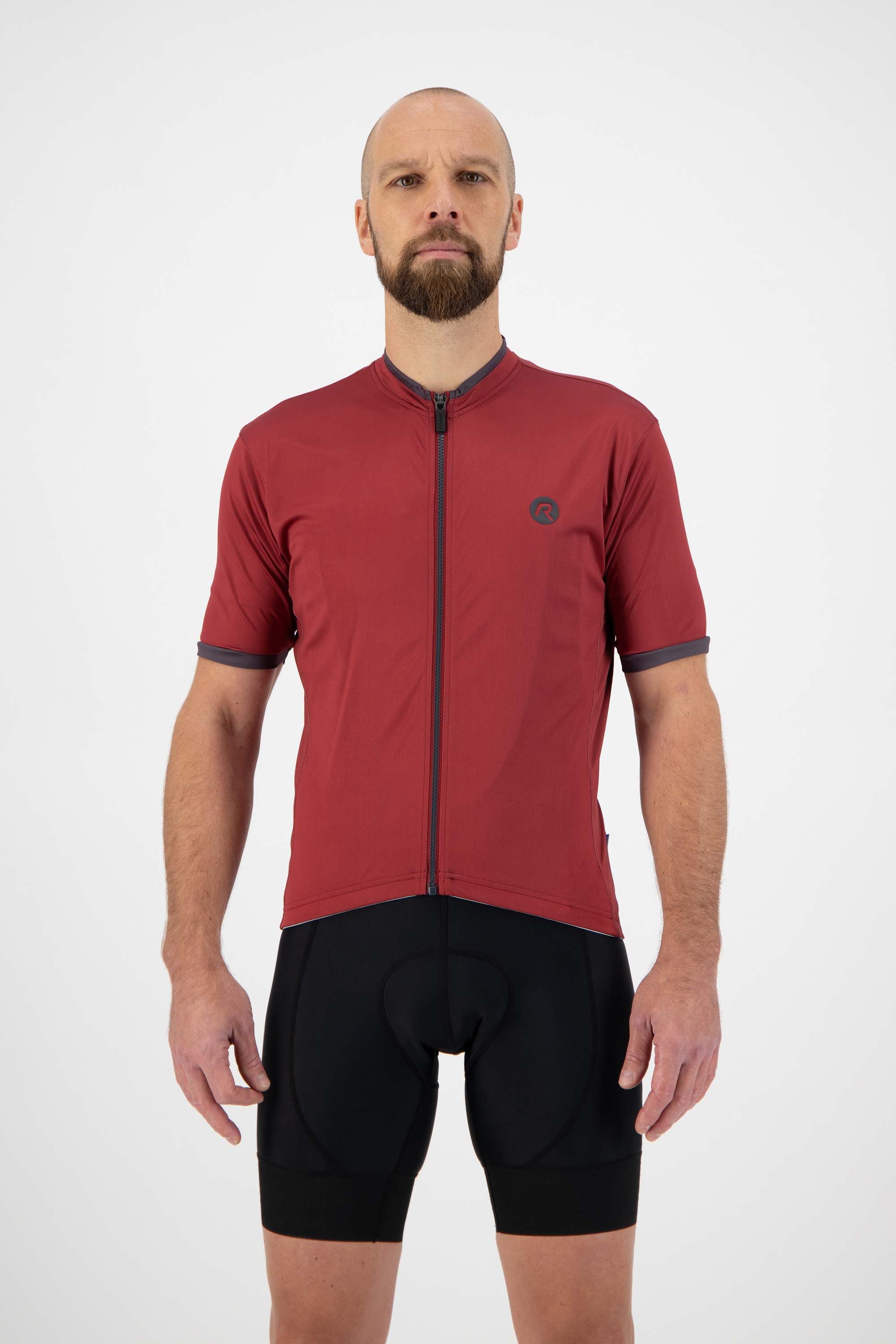 Rogelli Essential Bordeaux Herren Radtrikot
