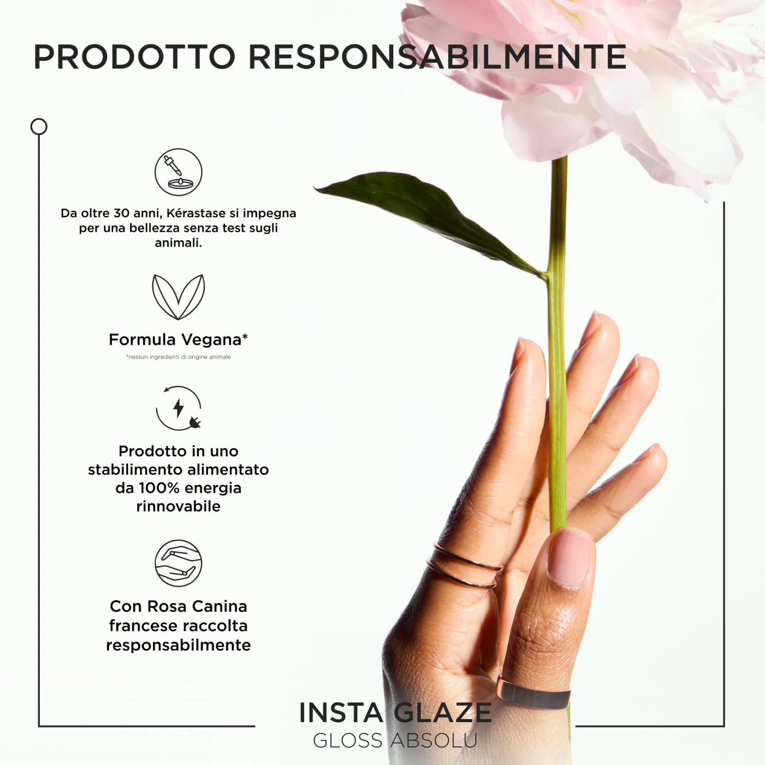 Gloss Absolu Insta Glaze - Acondicionador disciplinante/antifrizz, acondicionador iluminador para el cabello