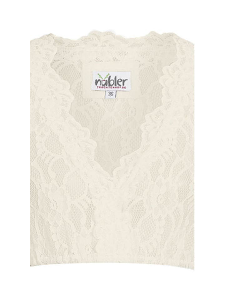 Nübler Dirndlbluse 3/4 Arm Laura in Creme günstig kaufen