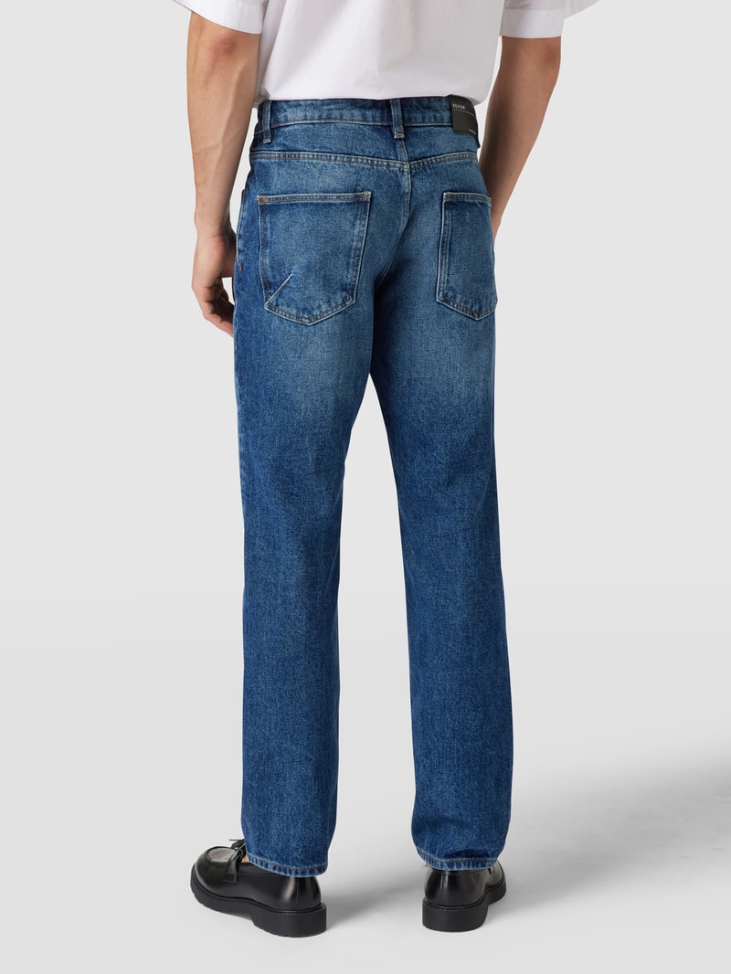 String mit Label-Detail Modell 'LASER' in dunkelblau