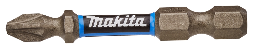Makita Accessories E-03383 Impact Screwdriver Bit PZ2x50mm XTT Impact Premier Per 10 pieces