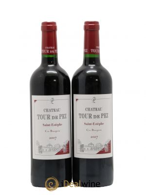 Château Tour de Pez Cru Bourgeois  2007 - Lot de 2 Bouteilles
