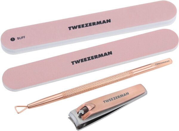 Tweezerman Manicure Kit - Maniküre Set, Rose Gold Maniküre-Set