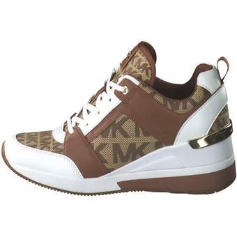Michael Kors Georgie Trainer Sneaker in beige