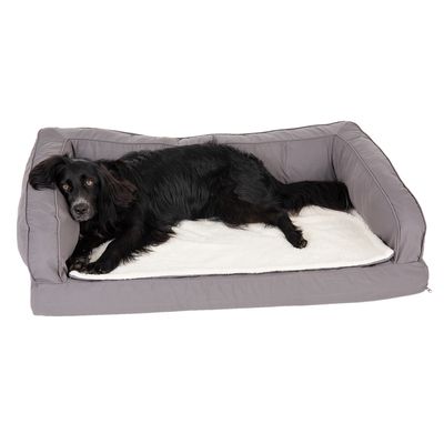 Orthopädisches Hundesofa grau