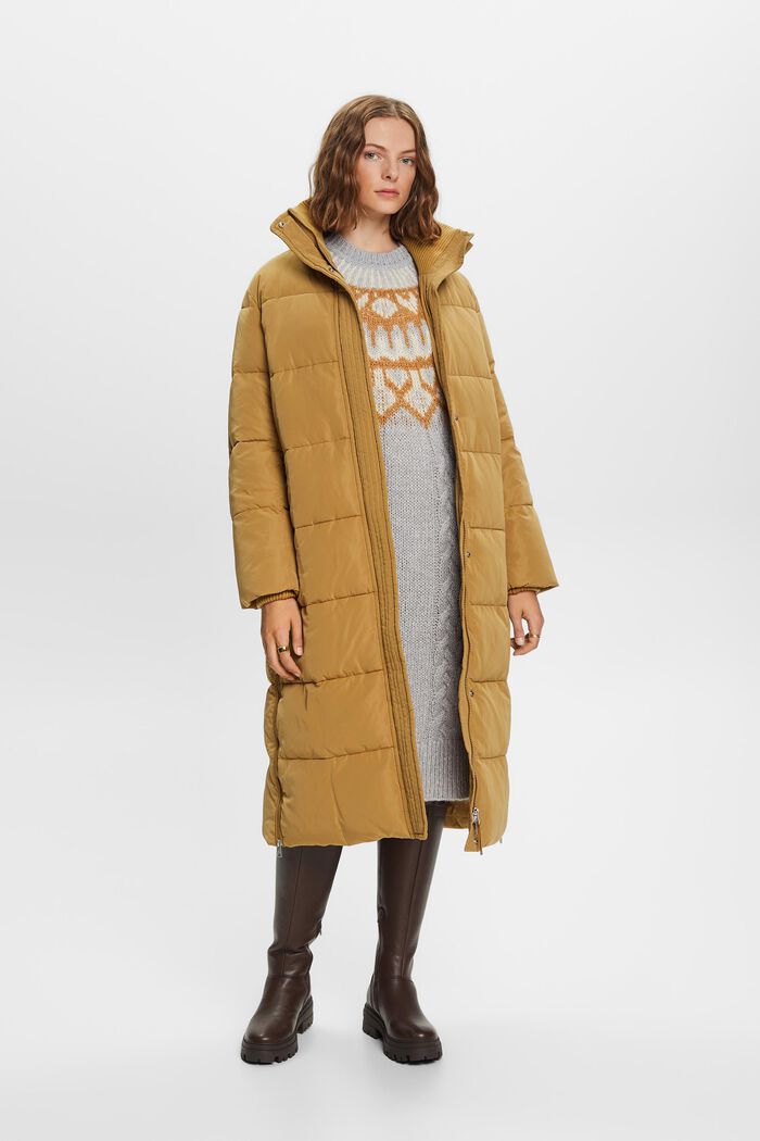 Jacquard-Pulloverkleid aus Zopfstrick