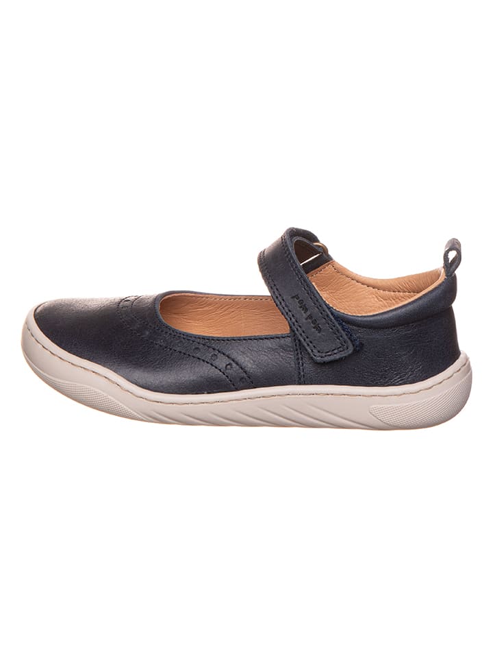 POM POM Leder-Barfußschuhe in Dunkelblau günstig kaufen