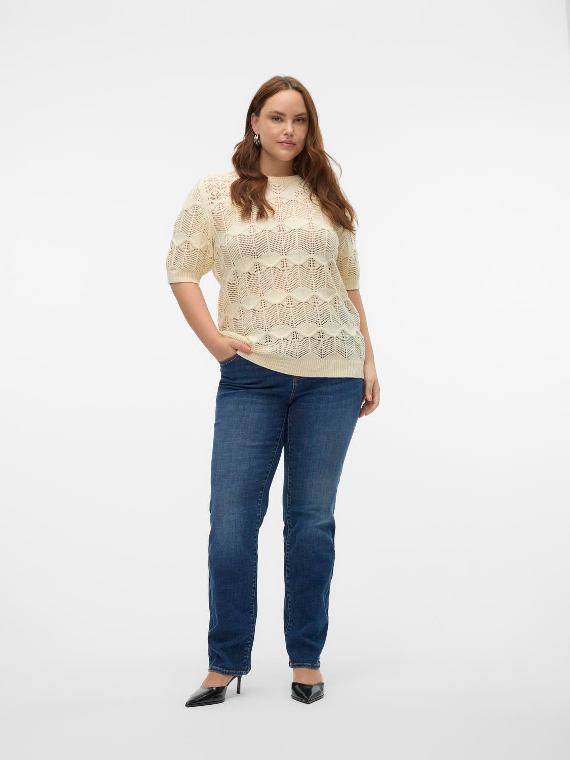 VMCFLASH Mid Rise Gerade geschnitten Jeans