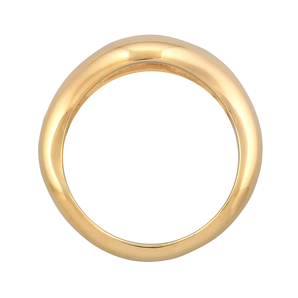 Elli PREMIUM Elli PREMIUM Bague Femmes vagues tendance Organique en argent sterling 925 Bague