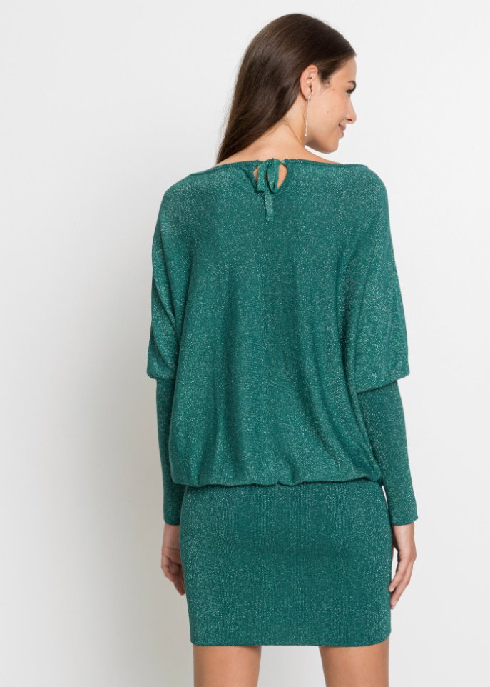 Strickkleid mit Glitzer