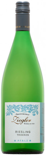 2022 Pfalz Riesling trocken 1,0 L - Weingut Ökonomierat Ziegler