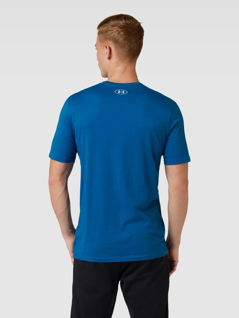 T-Shirt mit Label-Print Modell 'TEAM ISSUE' in petrol