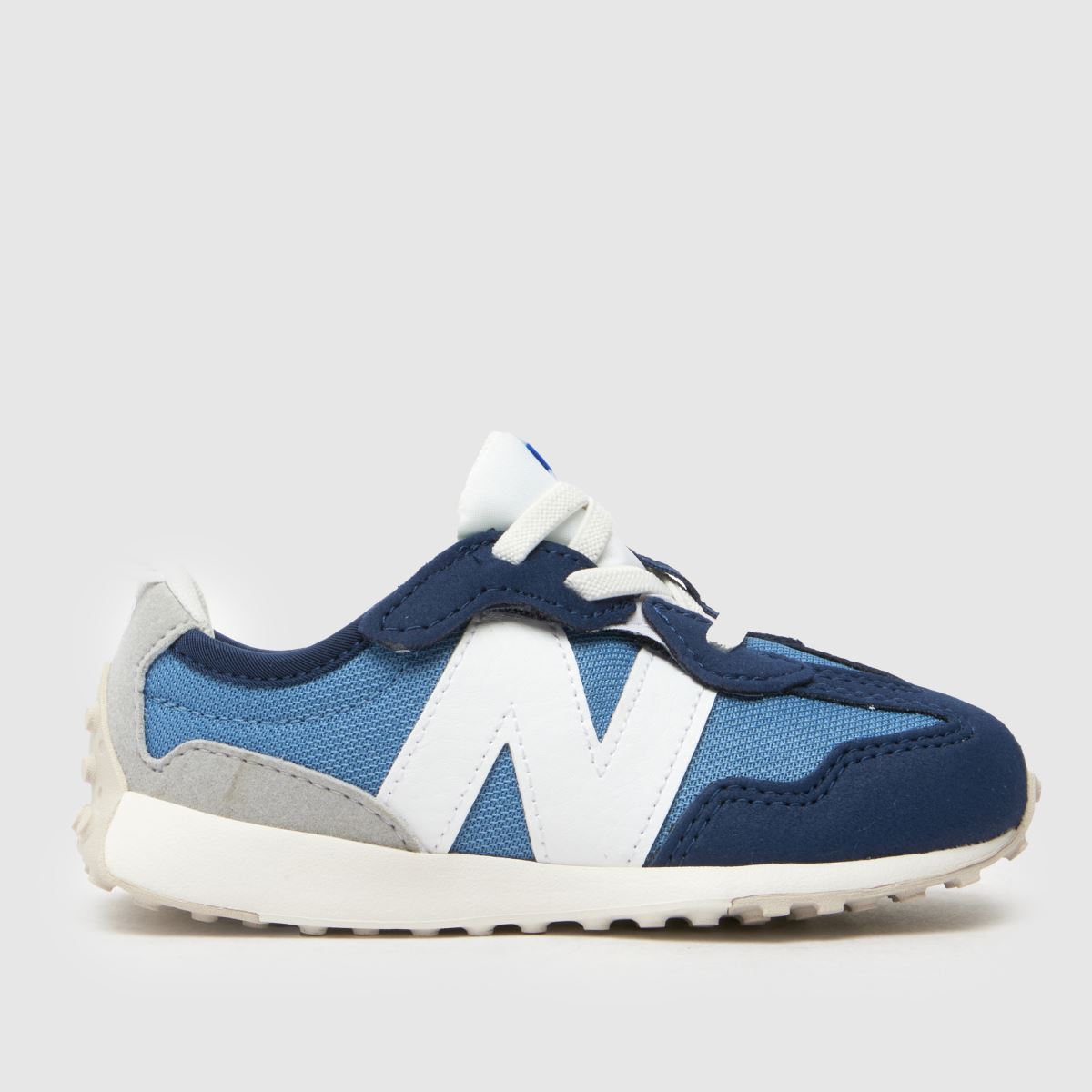 New Balance marinblå multifärgade 327 pojkar småbarnsskor