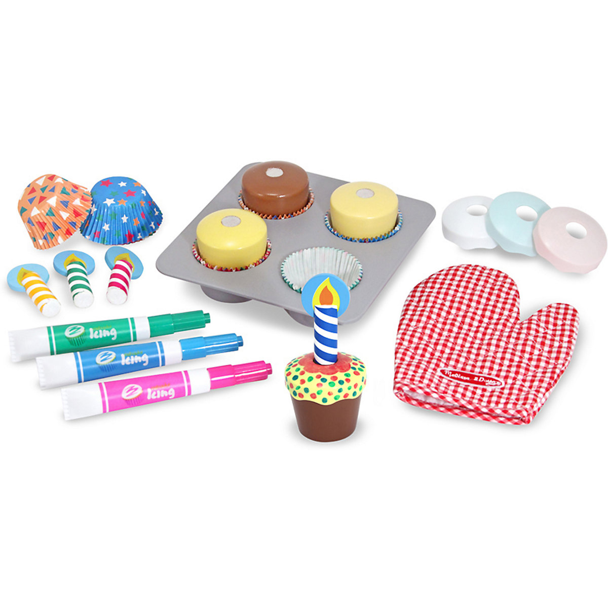 Cupcake-Spielset aus Holz