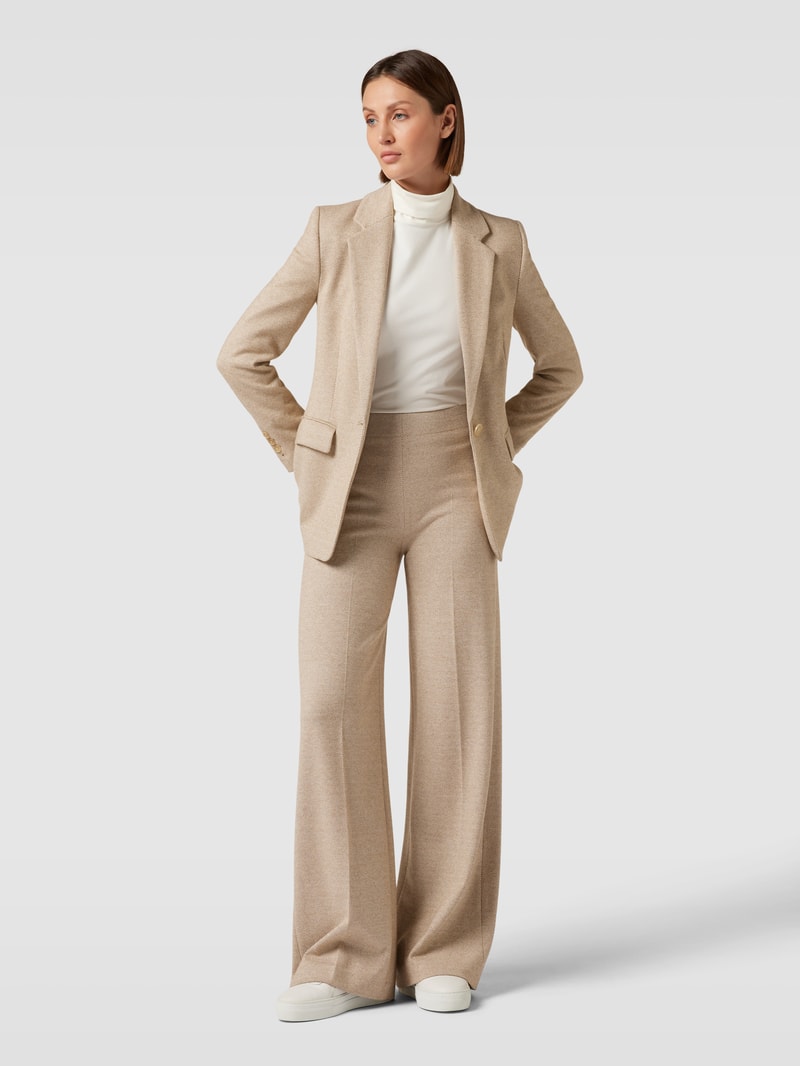 Blazer mit Strukturmuster Modell 'ATLIN' in beige meliert