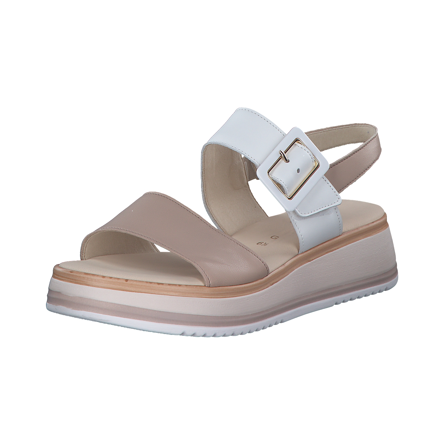 Gabor Comfort 42.744, Keilsandaletten, Damen, Beige