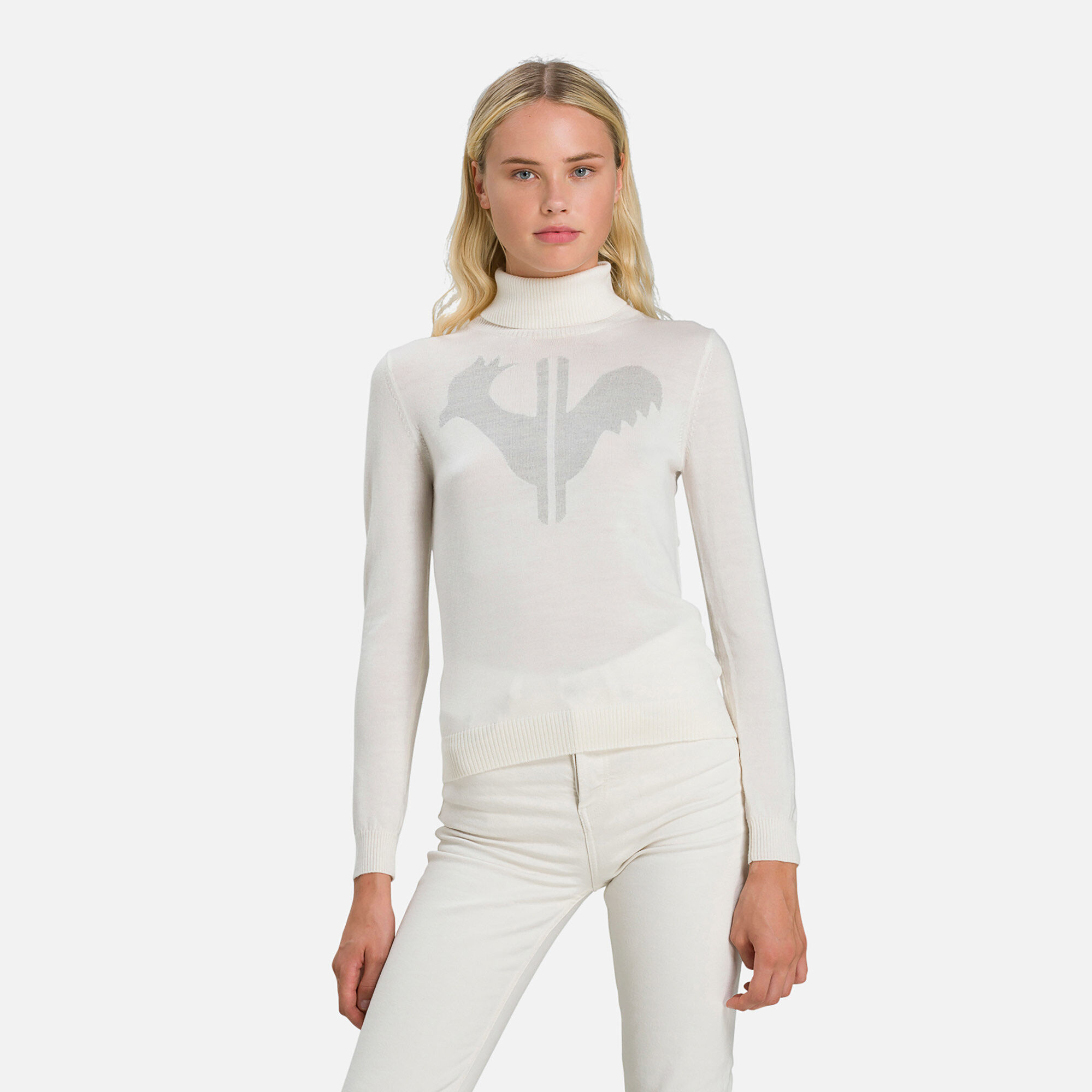 Pull à col roulé Classique Femme