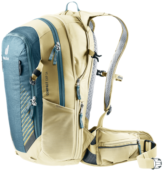 deuter Compact EXP 14 | Bike-Rucksack für ruppige Abfahrten