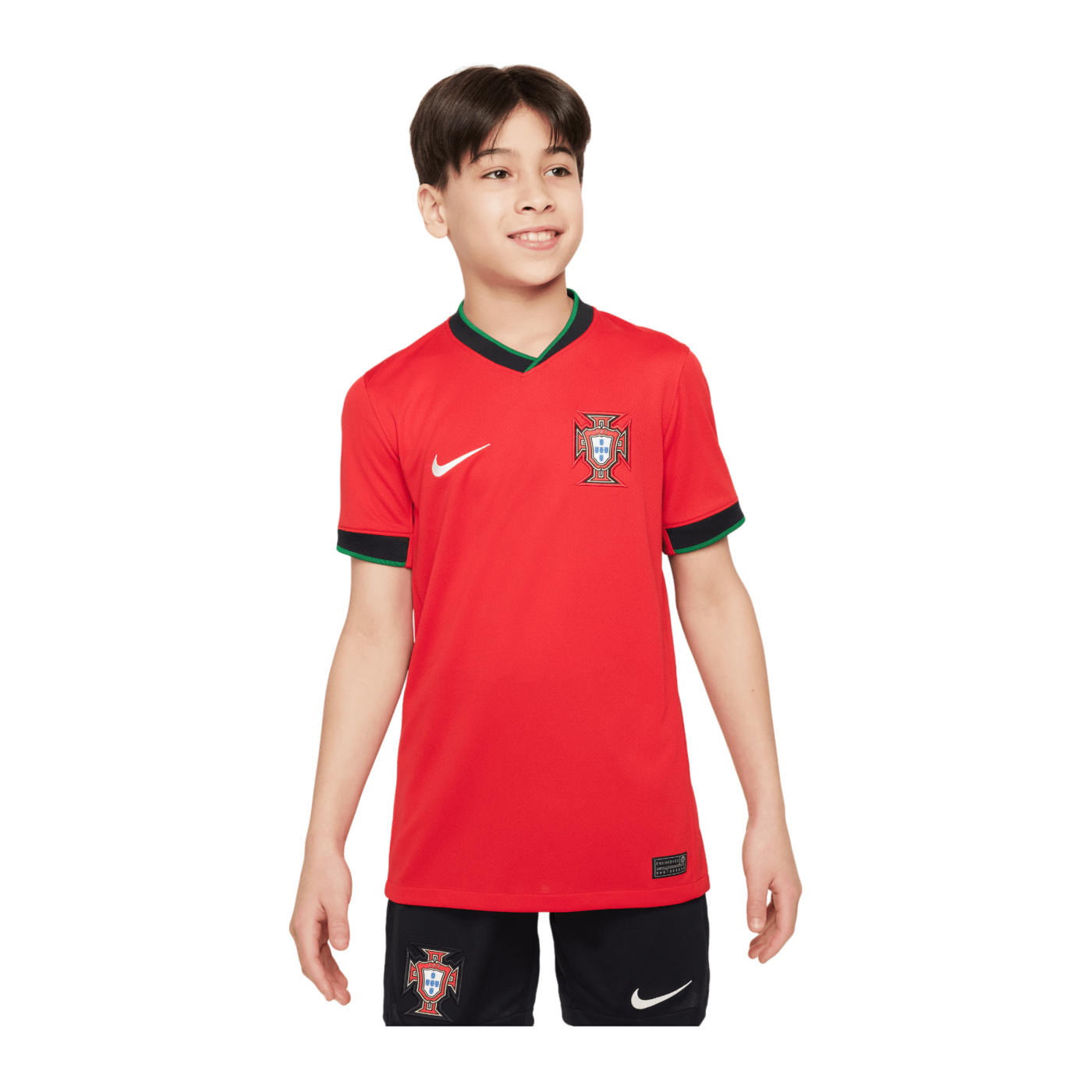 Nike Portugal Trikot Home EM 2024 Kids Rot F657