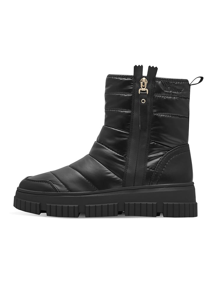 s.Oliver Winterboots in Schwarz günstig kaufen