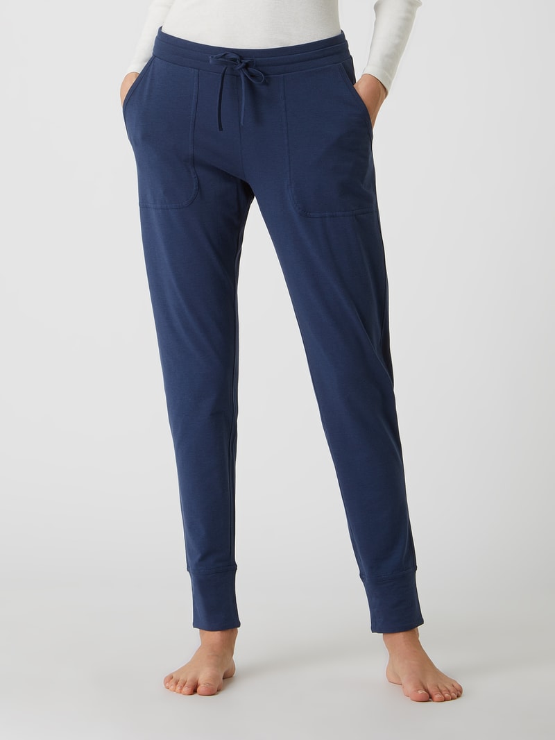 Lounge-Hose mit Modal-Anteil Modell 'Night2Day' in marineblau