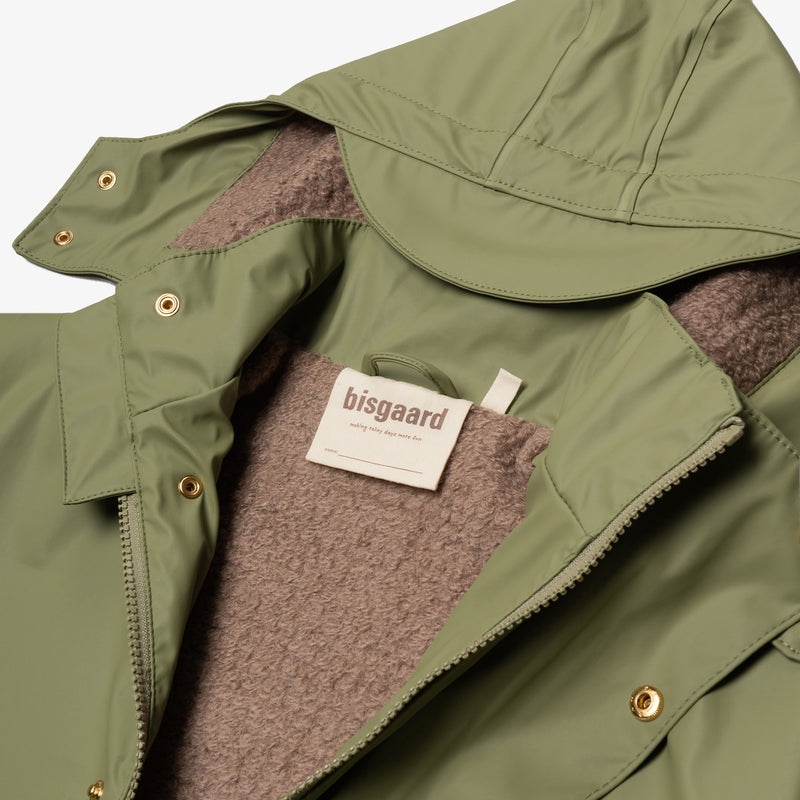 aarhus rain jacket wool palma - Grün