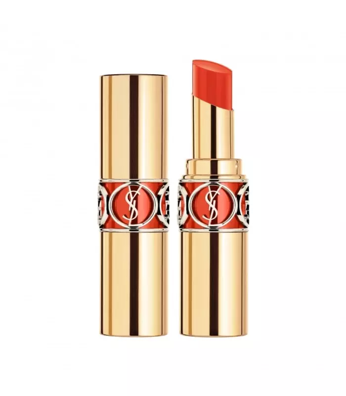 ROUGE VOLUPTÉ SHINE  Une brillance à porter. Des couleurs fraîches