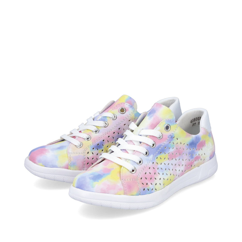 Rieker Damen Schnürschuhe multi-edelweiß