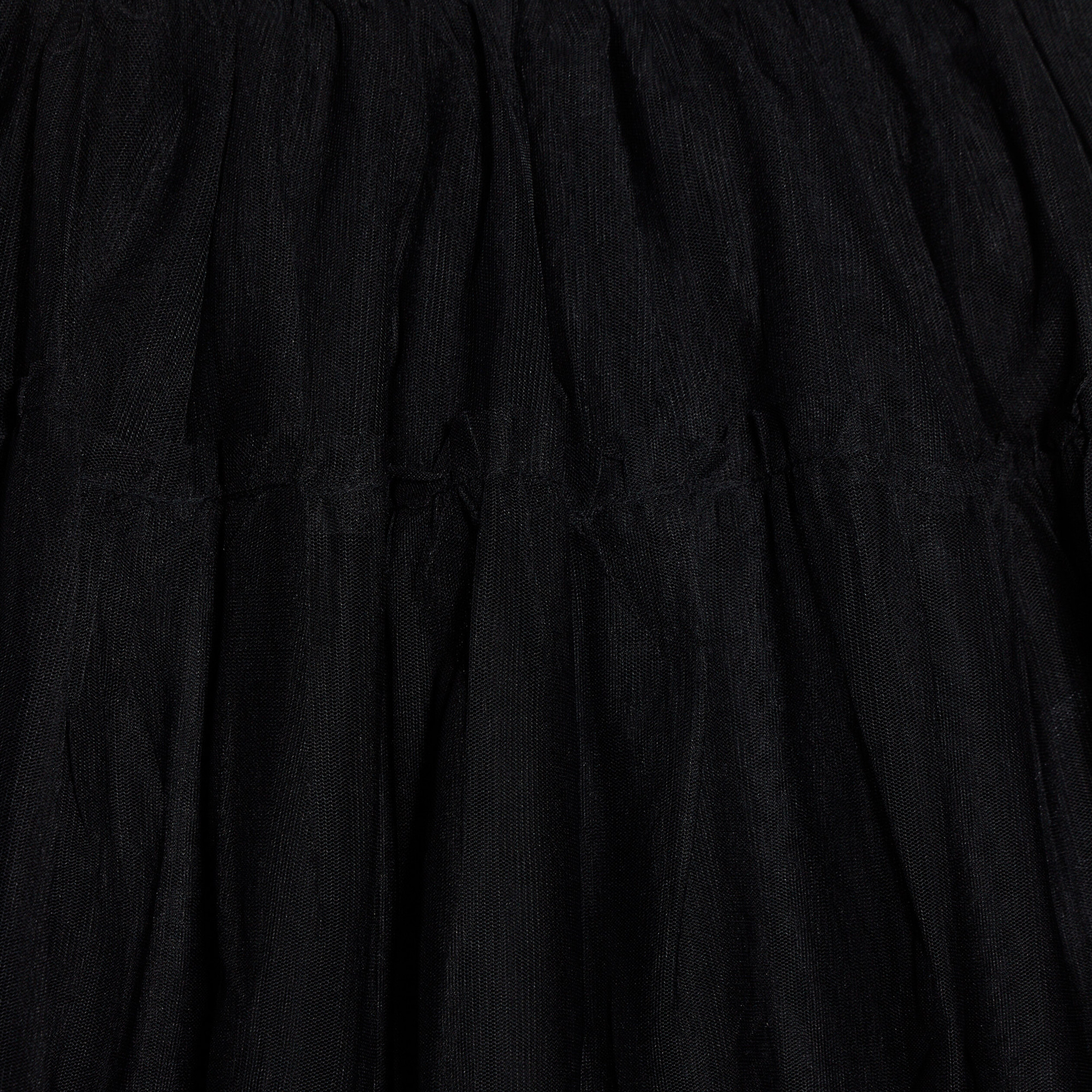 Jupe volantée en tulle noir fille | La Halle