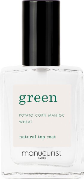 MANUCURIST Green Top Coat Nagelunter- & Nagelüberlack