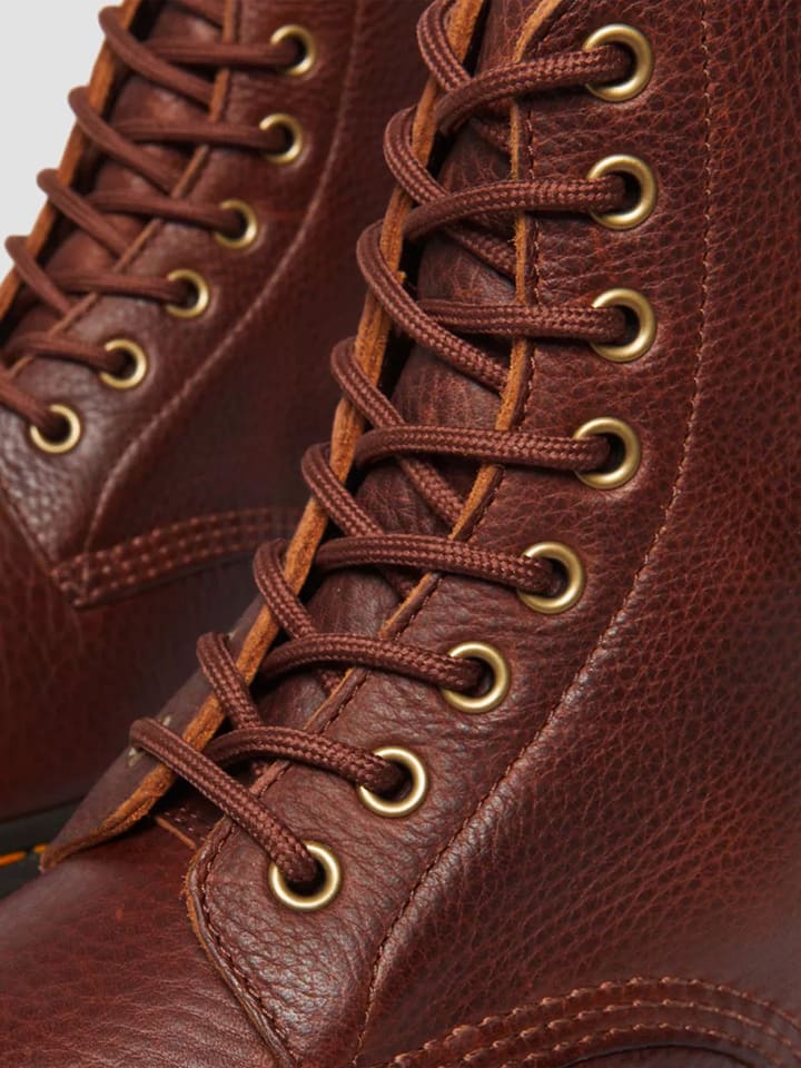 Dr. Martens Leder-Boots in Braun günstig kaufen