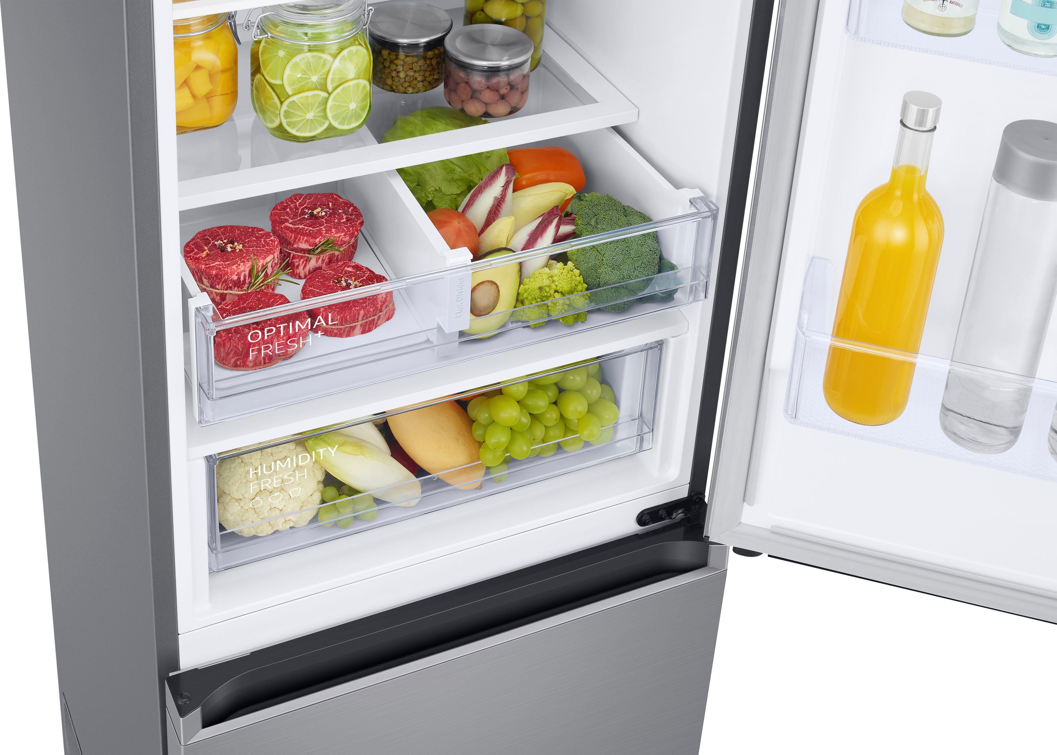 Samsung Kühl-/Gefrierkombination RL38T607BS9, 203 cm hoch, 59,5 cm breit, 4 Jahre Garantie inklusive