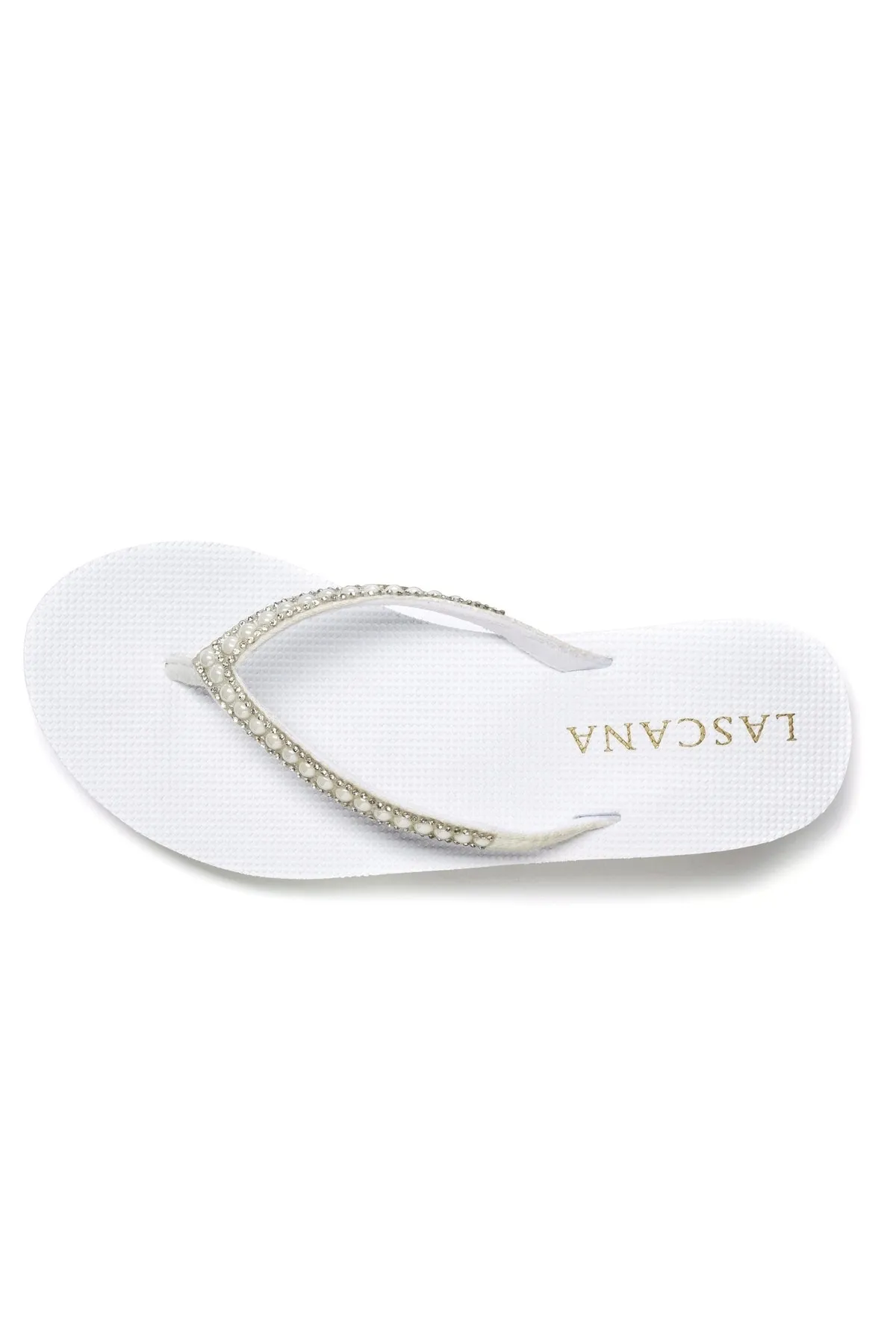 LASCANA  Sandalette - Weiß - Keilabsatz