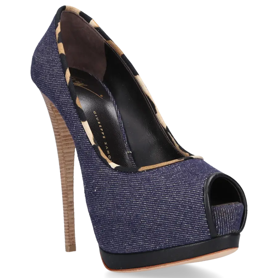 Giuseppe Zanotti - Pumps Leo Print blau - blau