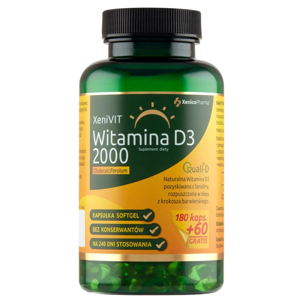 XeniVIT vitamin D 2000 240 kapsula