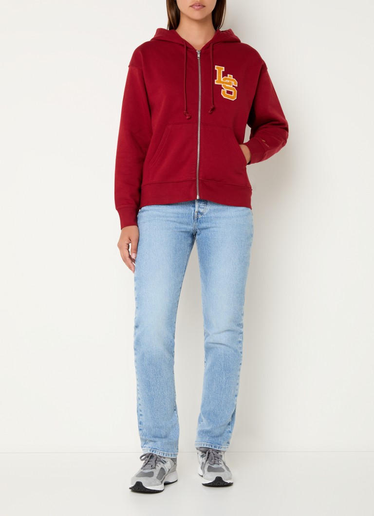 Vestă cu glugă Levi's cu logo brodat