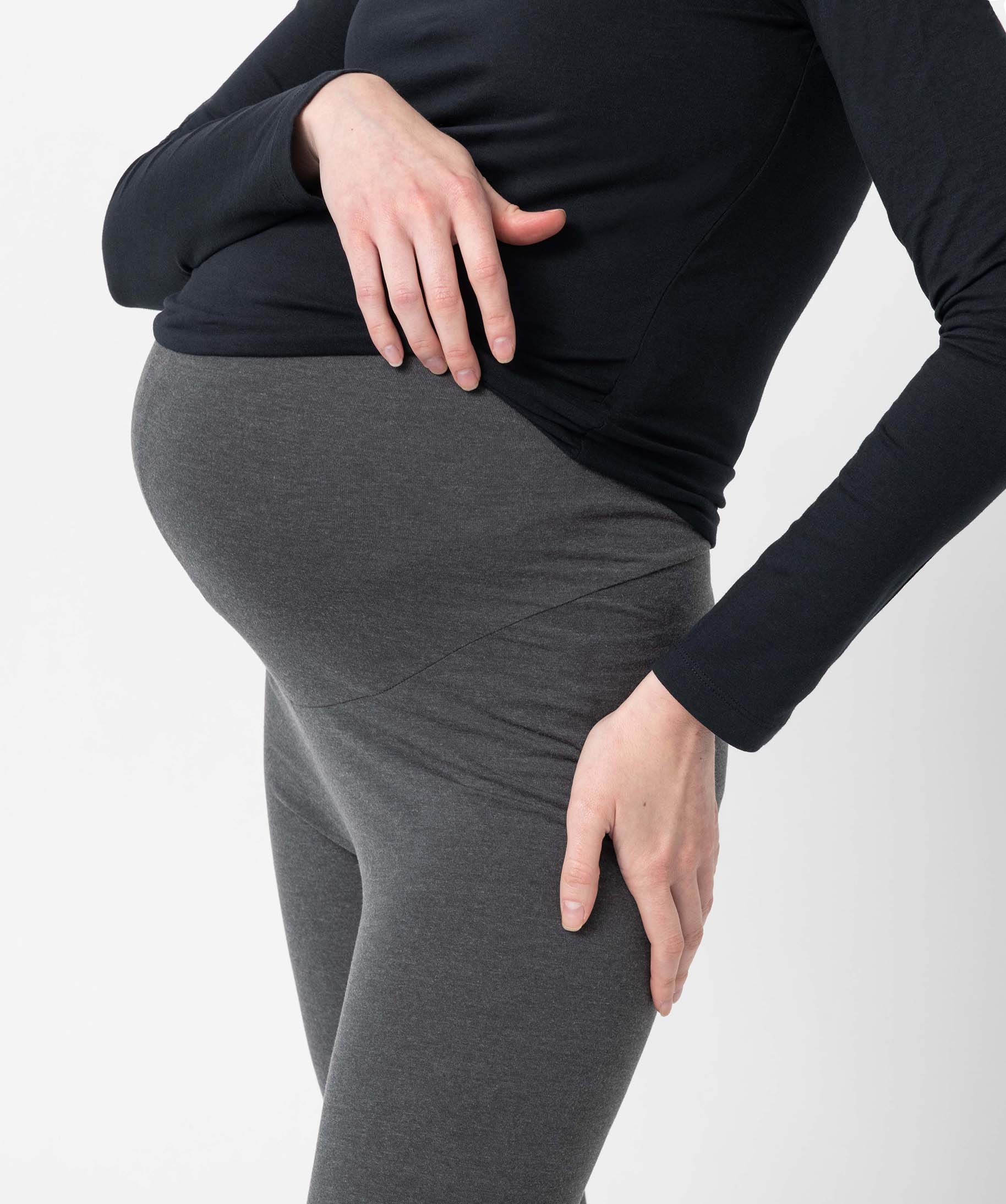 Legging de grossesse long uni grey | GEMO