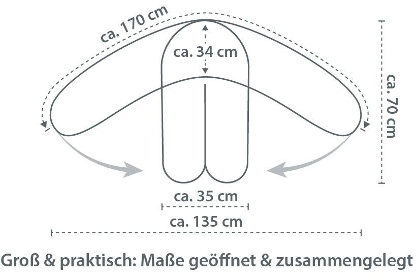 TheralineStillkissen Sternchen grau