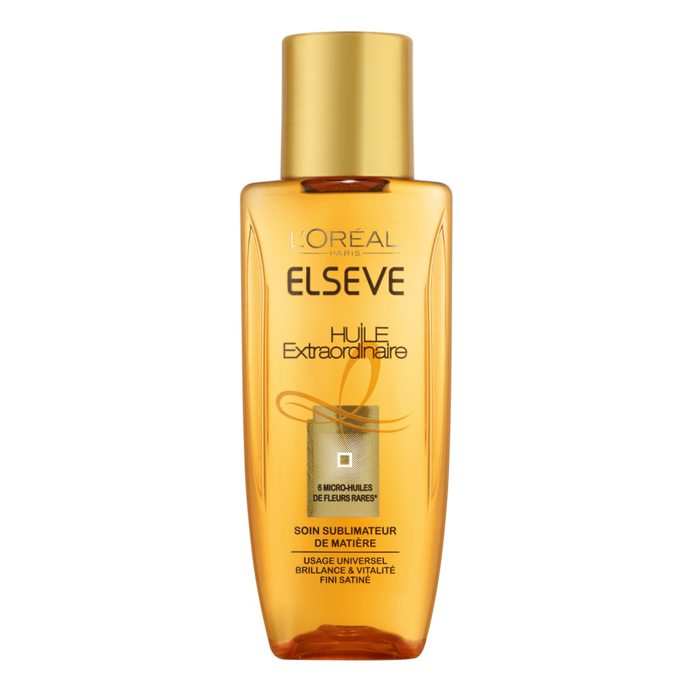 L'Oréal Paris Elseve Huile Extraordinaire Soin huile cheveux sublimatrice enrichie en 6 huiles de fleurs rares