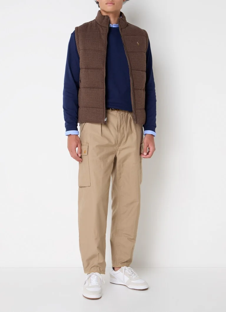 Vestă matlasată Ralph Lauren cu imprimeu picior de câine