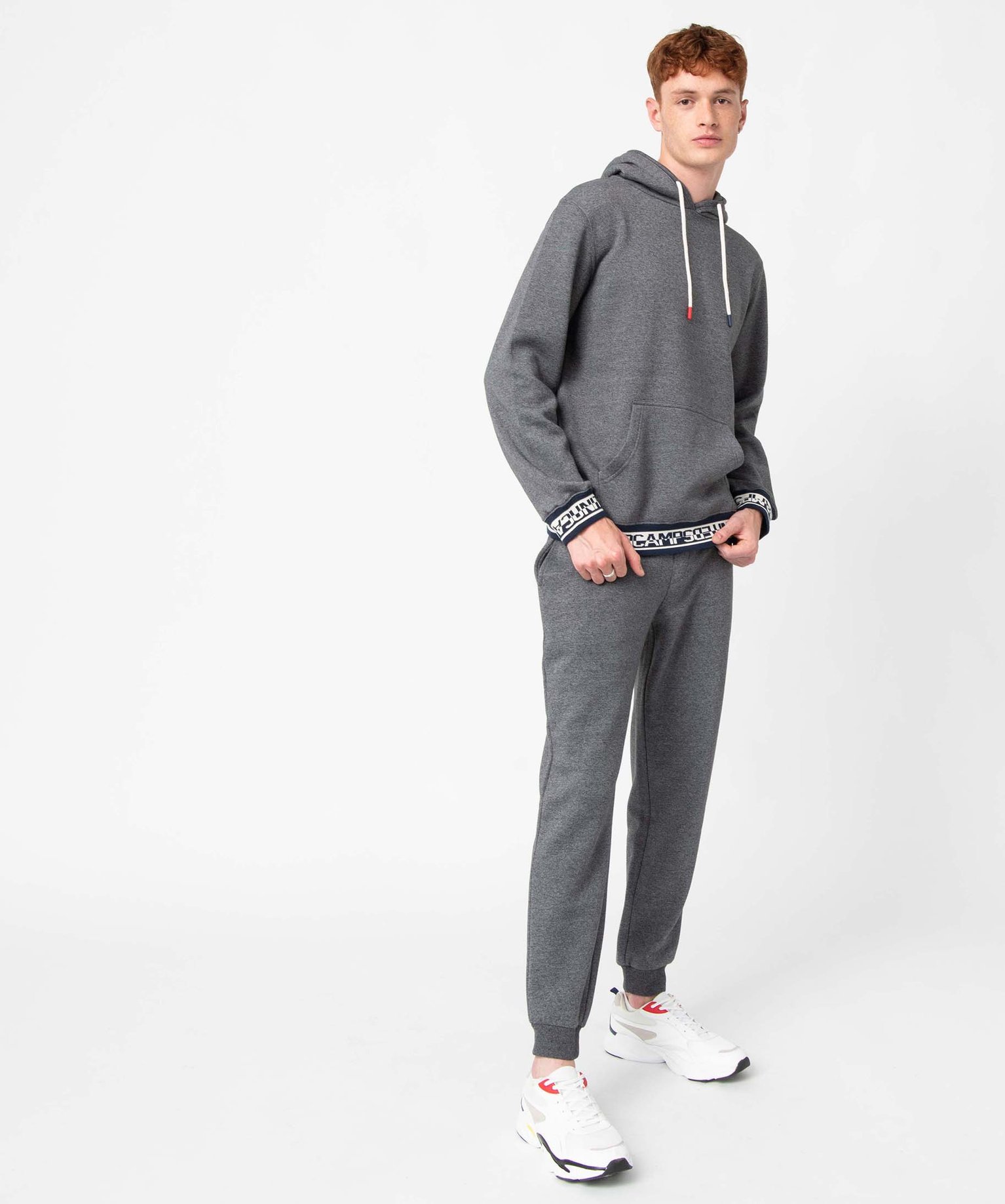 Sweat homme à capuche – Camps United gris | GEMO